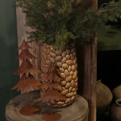 Countryfield Vaas Pine cone L bruin