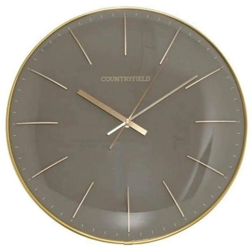 Countryfield Wandklok Bellamy taupe Ø 35 cm