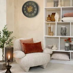 Countryfield Wandklok Celestial L antraciet - Ø 66cm