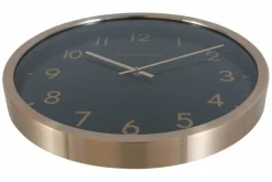 Countryfield Wandklok Copper L zwart goud Ø 50 cm