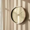 Countryfield Wandklok Copper L Goud Ø 50,5 cm
