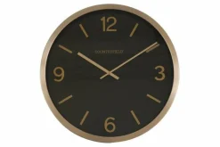 Countryfield Wandklok Copper M zwart / goud Ø 40 cm