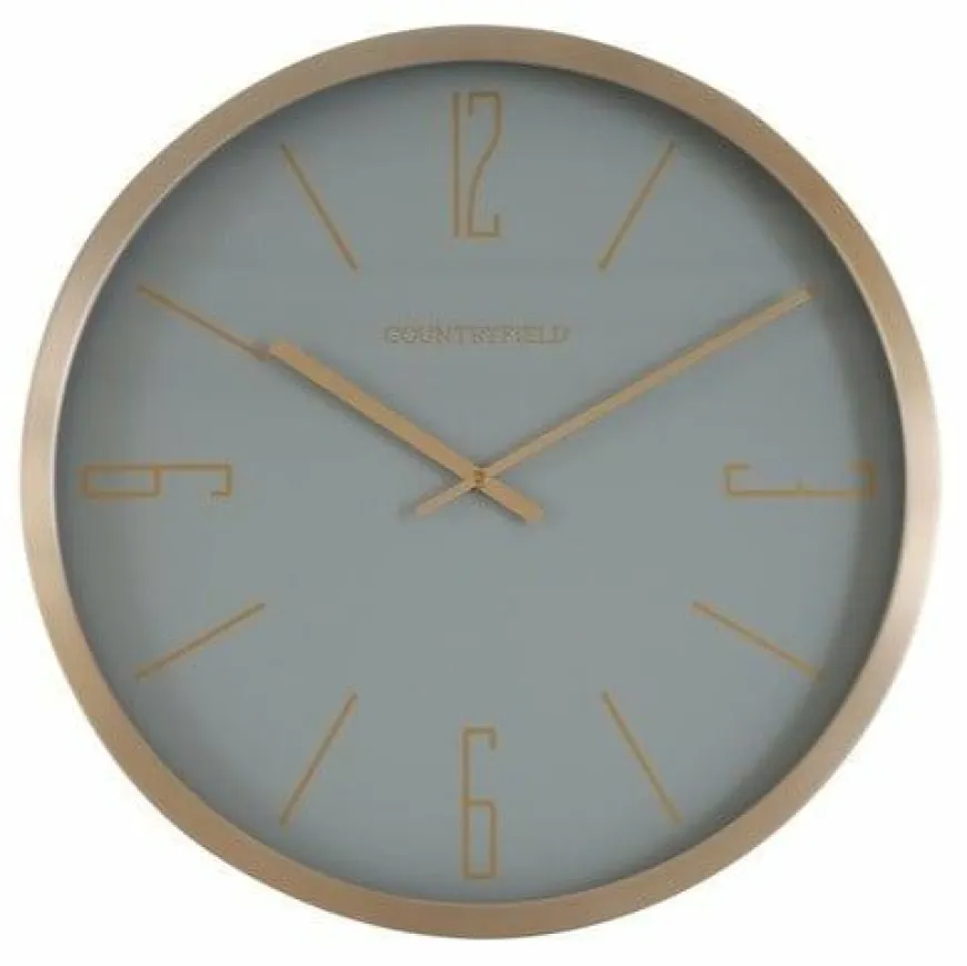 Countryfield Wandklok Copper M goud / taupe Ø 40 cm