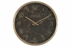 Countryfield Wandklok Copper M goud/bruin marmer Ø 40 cm