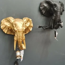 Countryfield Wandlamp olifant E27 Orwell goud