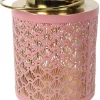 Countryfield Windlicht Amira oud roze S