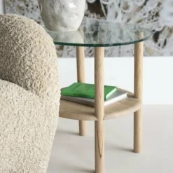 Eleonora Bijzettafel Cleo - naturel