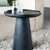 Eleonora Bijzettafel Ron 46x49 - zwart