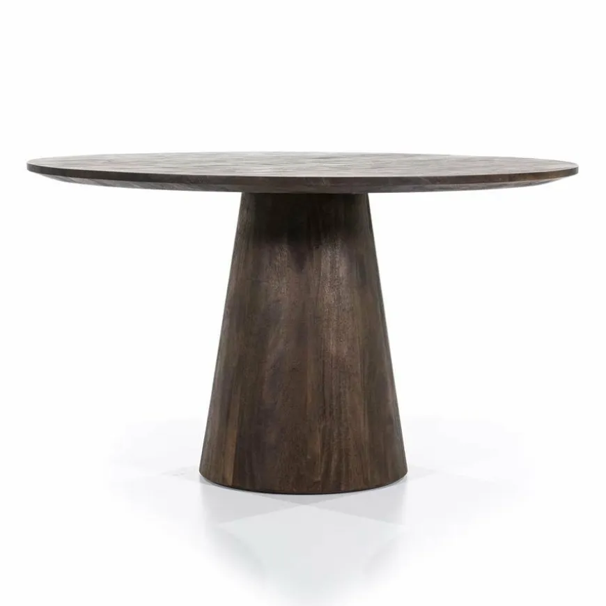 Eleonora Eettafel Aron rond 130 - bruin