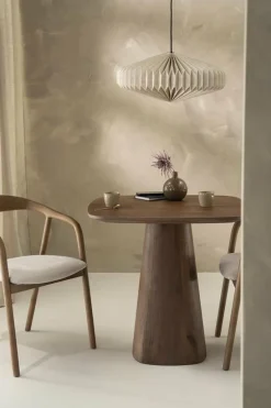 Eleonora Eettafel Aron vierkant 80x80 - lichtbruin