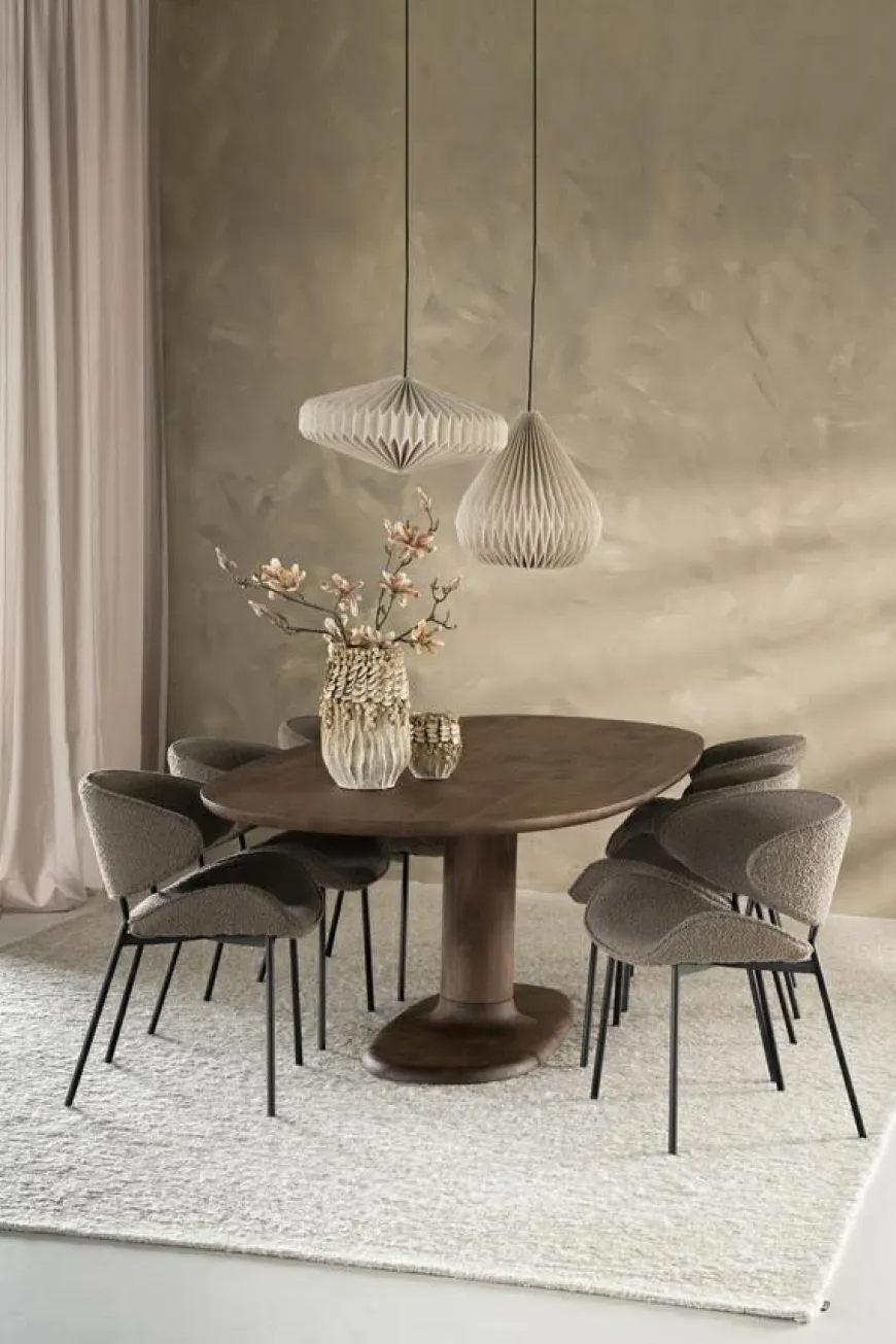 Eleonora Eettafel Coco 180x110 cm - lichtbruin