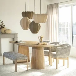 Eleonora Eettafel Lune 240x105 cm - naturel