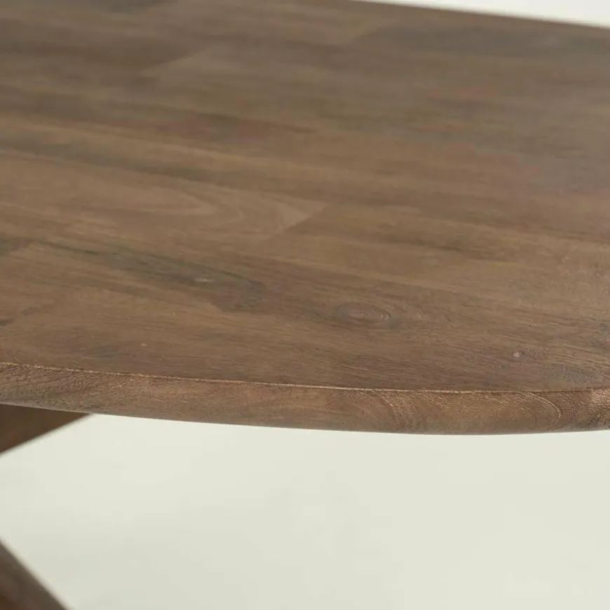 Eleonora Eettafel Tycho 160x110 cm - lichtbruin