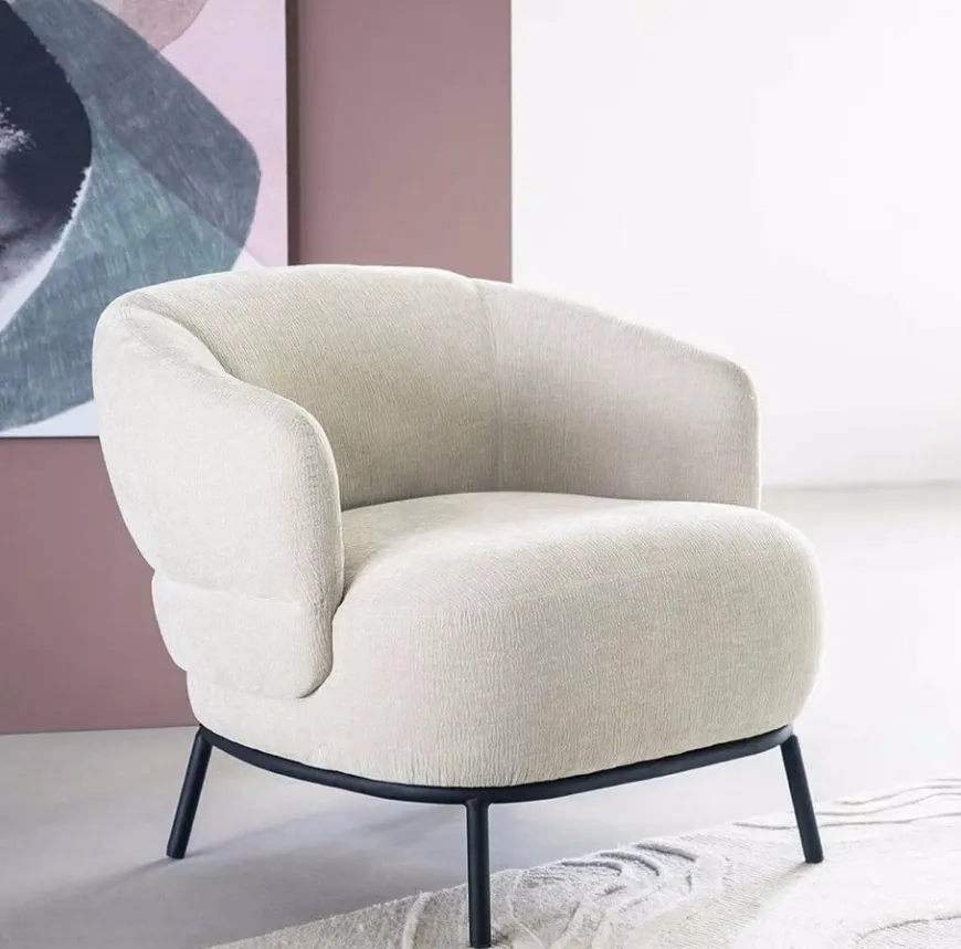 Eleonora Fauteuil David - taupe Safari