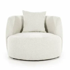 Eleonora Fauteuil Louis met kussen - beige Spark