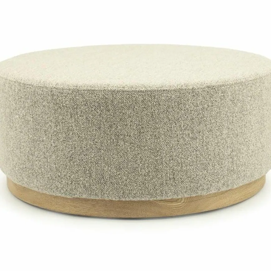 Eleonora Poef Avah large - taupe Mantz