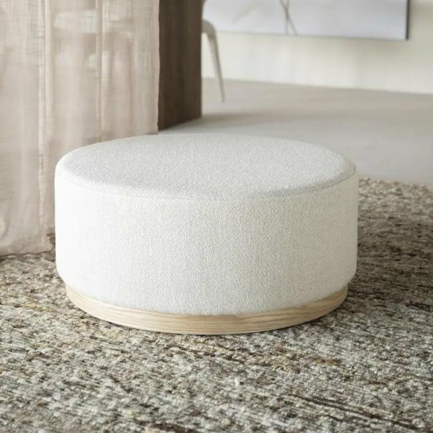Eleonora Poef Avah large - beige Mantz
