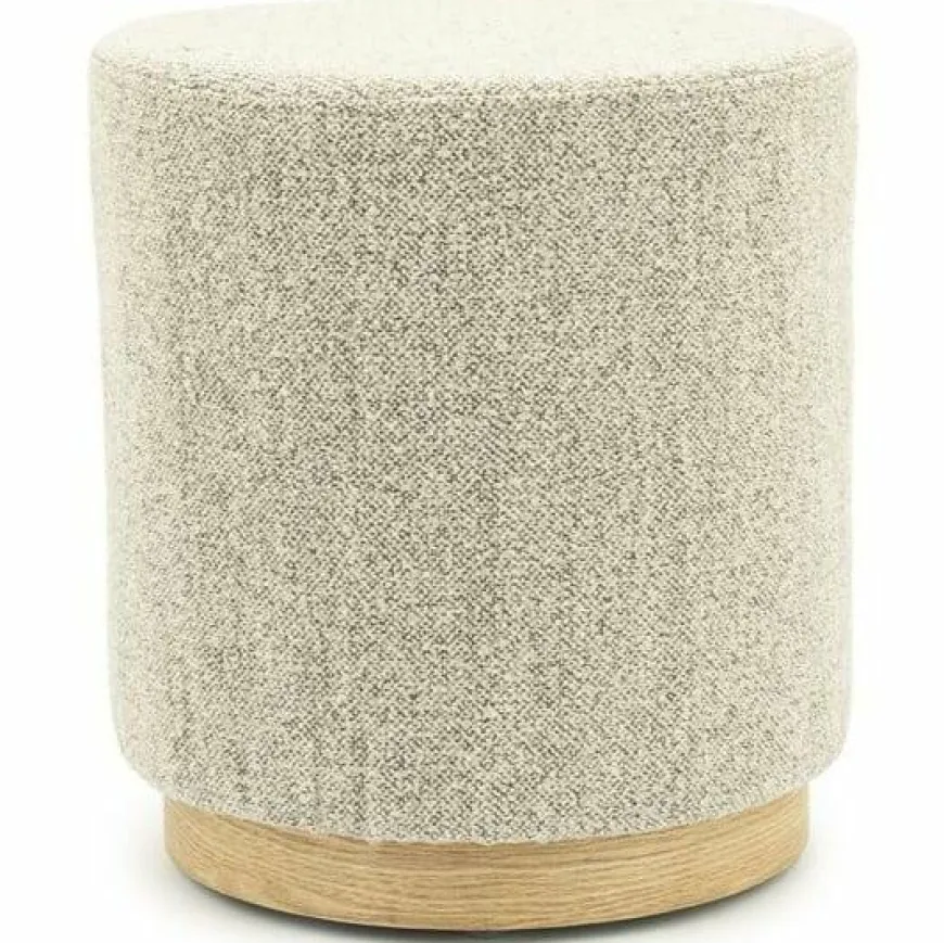 Eleonora Poef Avah small - taupe Mantz