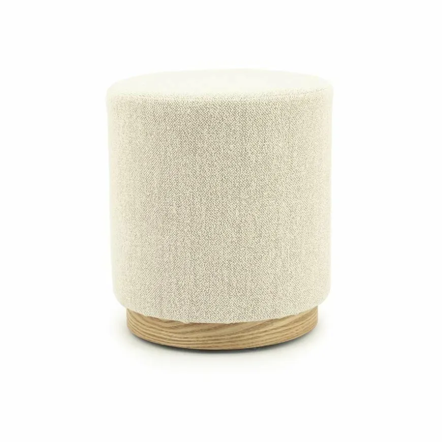 Eleonora Poef Avah small - beige Mantz