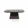 Eleonora Salontafel Aron vierkant 80x80 - bruin
