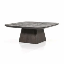 Eleonora Salontafel Aron vierkant 80x80 - bruin