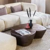 Eleonora Salontafel Mila 107x78x30 - bruin