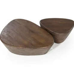 Eleonora Salontafel Mila 107x78x30 - bruin