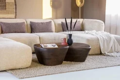 Eleonora Salontafel Mila 107x78x30 - bruin