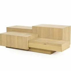 Eleonora Salontafel Quinten rechthoekig - naturel