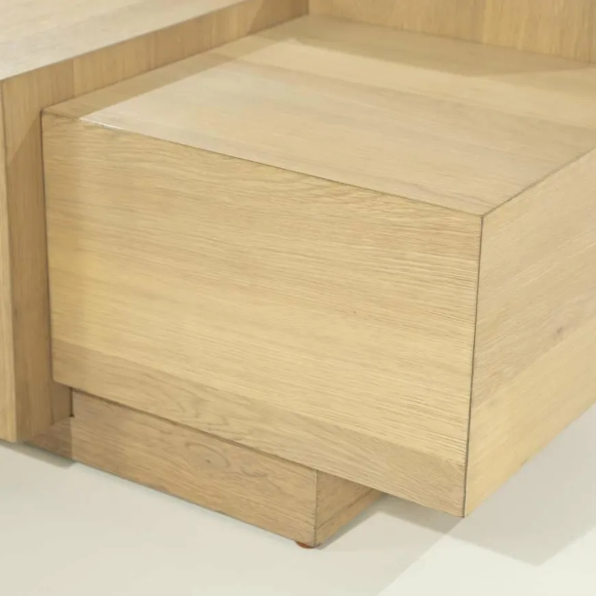 Eleonora Salontafel Quinten vierkant - naturel