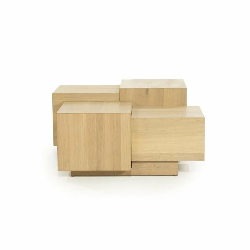 Eleonora Salontafel Quinten vierkant - naturel