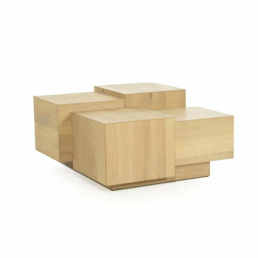 Eleonora Salontafel Quinten vierkant - naturel