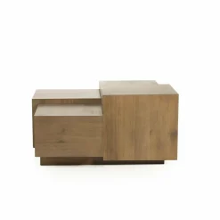 Eleonora Salontafel Quinten vierkant - bruin