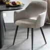 Eleonora Stoel Esmee met armleuning - beige Mellow