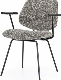 Eleonora Stoel Jon met arml - taupe Maywood