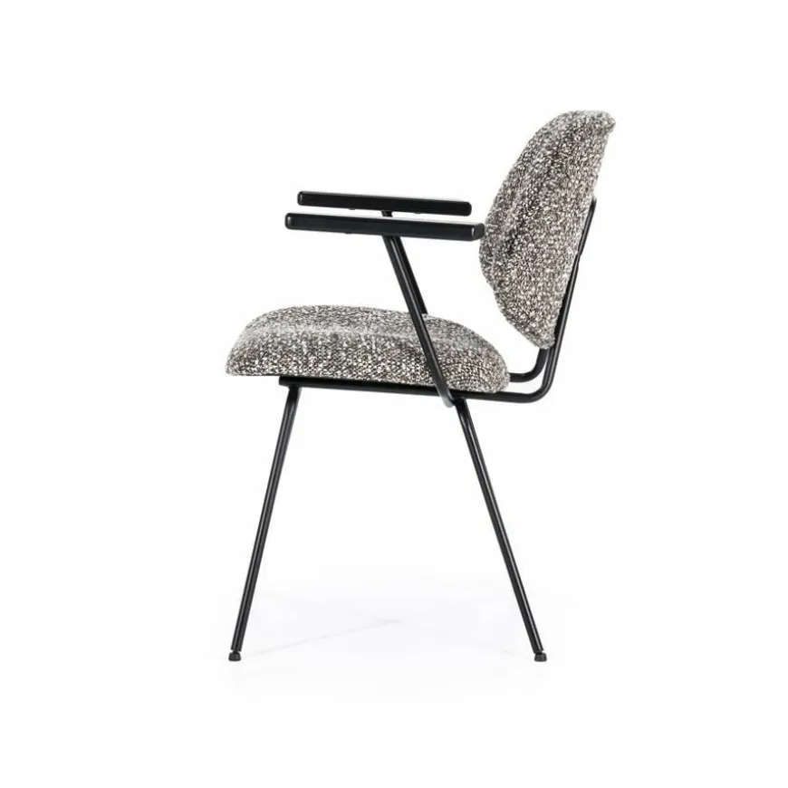 Eleonora Stoel Jon met arml - taupe Maywood
