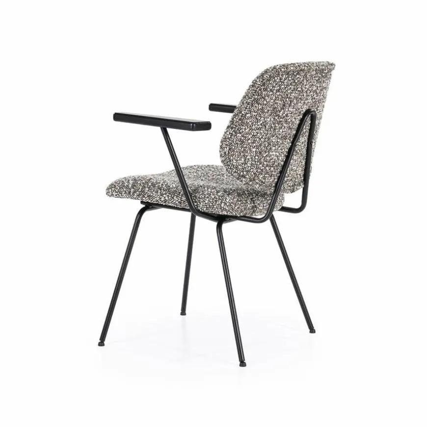 Eleonora Stoel Jon met arml - taupe Maywood