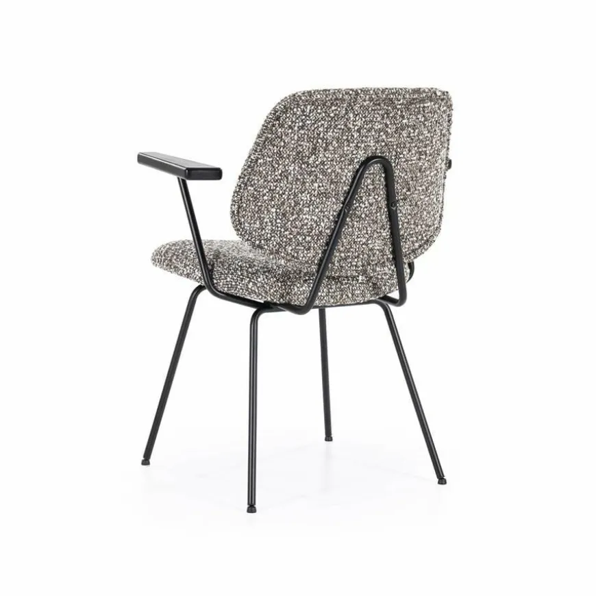 Eleonora Stoel Jon met arml - taupe Maywood