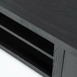 Eleonora TV meubel Helsinki 160 cm 2-drs. - zwart