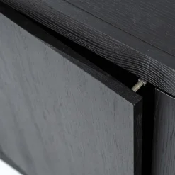 Eleonora TV meubel Helsinki 160 cm 2-drs. - zwart