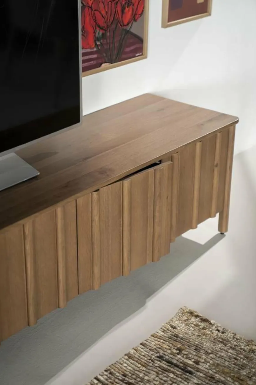 Eleonora TV meubel Jake 4 drs. - bruin