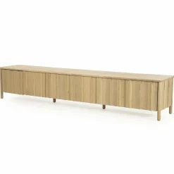 Eleonora TV meubel Jake 6 drs. - naturel