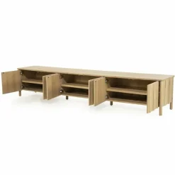Eleonora TV meubel Jake 6 drs. - naturel