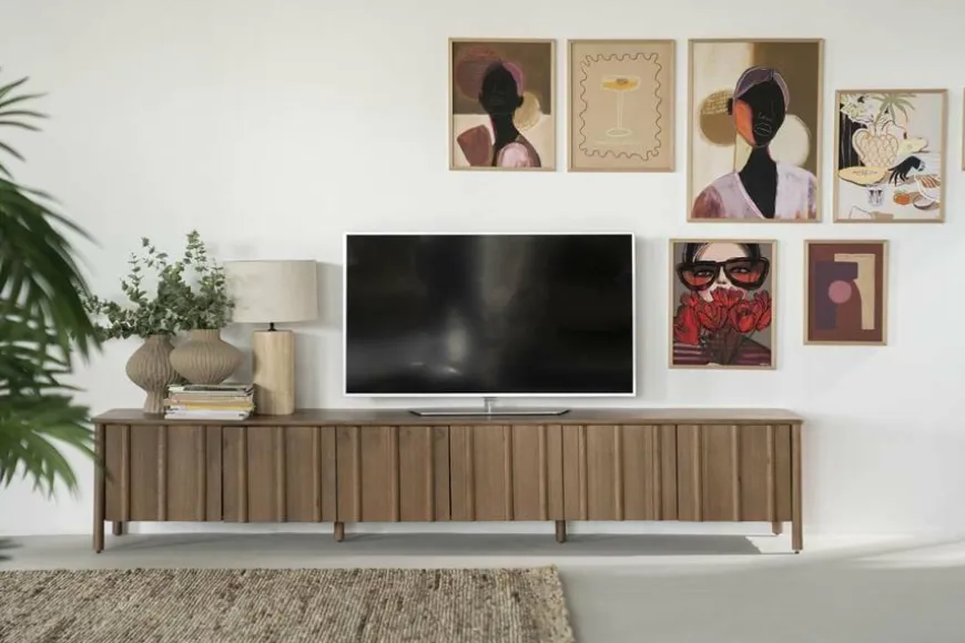 Eleonora TV meubel Jake 6 drs. - bruin