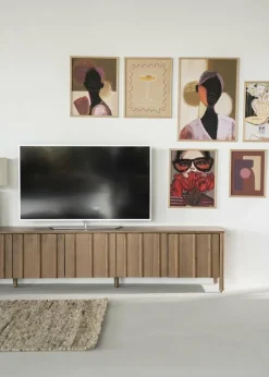 Eleonora TV meubel Jake 6 drs. - bruin