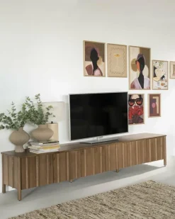 Eleonora TV meubel Jake 6 drs. - bruin