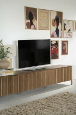 Eleonora TV meubel Jake 6 drs. - bruin