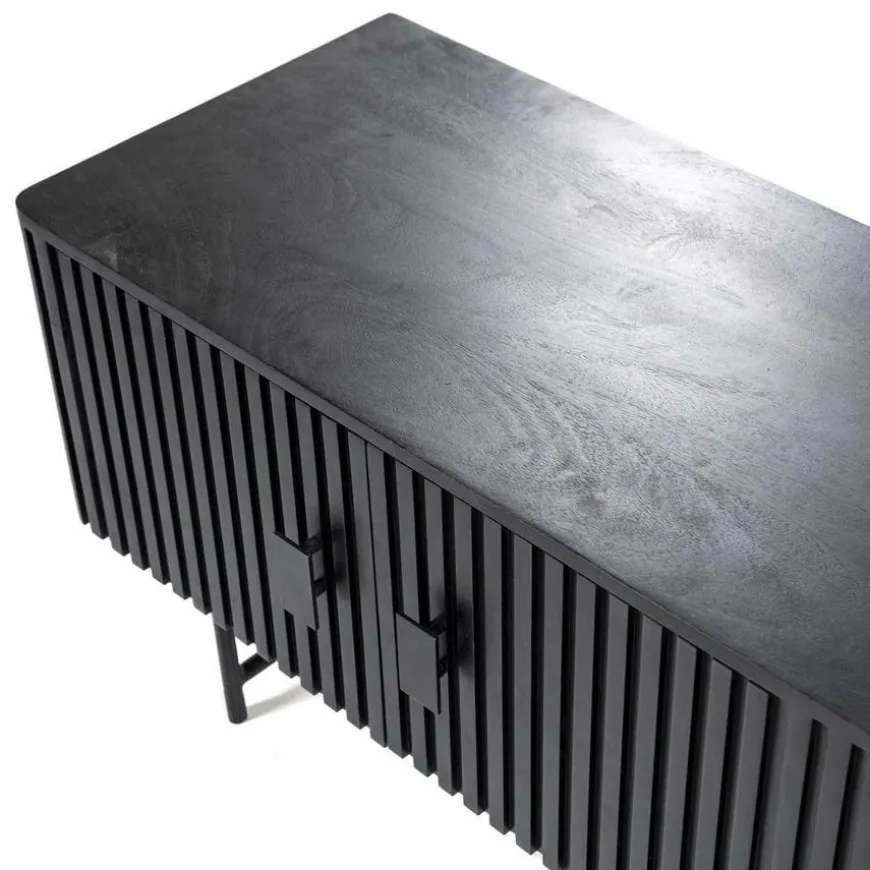 Eleonora TV meubel Remi 6-drs. - zwart