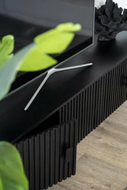Eleonora TV meubel Remi 4-drs. - zwart