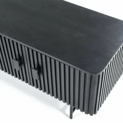 Eleonora TV meubel Remi 4-drs. - zwart